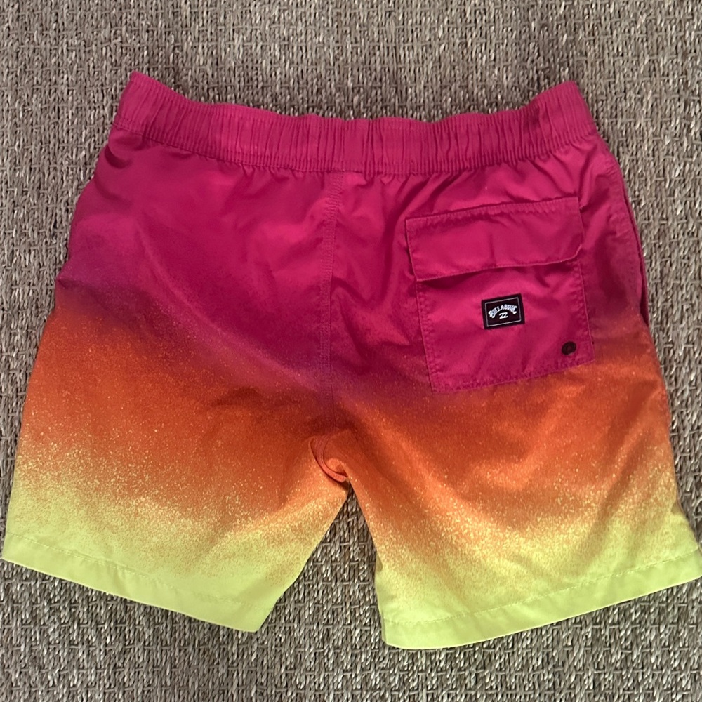 Billabong Gradient Swim Shorts - Vibrant Pink, Orange, Yellow - Picture 3 of 4